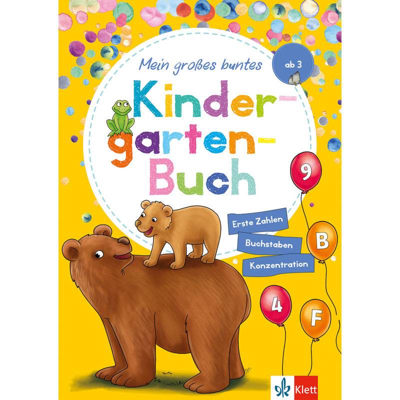 Mein Großes Buntes Kindergarten-Buch, Kartoniert (TB) von KLETT LERNTRAINING