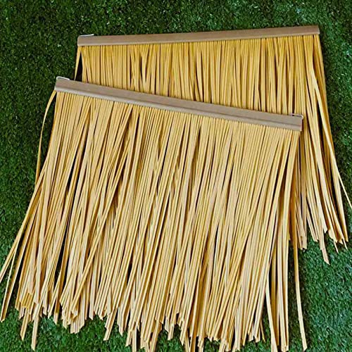 KLHGDM Grasdach, Thatch-fliese, Künstlicher Truhe, Thatch-läufer, Strohaue, Verwendet, Um Regenschirm-Cover/Bar-Dach Und Terrasse Sonnenschirm, Regensicher Und Langlebig Zu Machen(Size:6pcs) von KLHGDM