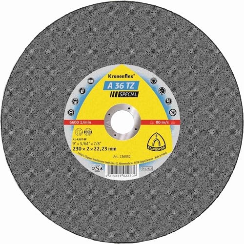 25 x Klingspor A 36 TZ Trennscheiben, 230 x 2 x 22,23 mm gerade 25 x Klingspor A 36 TZ Trennscheiben, 230 x 2 x 22,23 mm gerade von KLINGSPOR