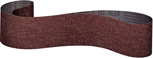 Klingpsor 49399 CS 310 X, Schleifleinen Gurte, 7,5 cm X 20m, 80, 25 Stück von KLINGSPOR