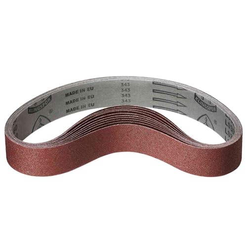 Klingspor Korund Schleifbänder für Holz & Metall - 50 x 1020 mm - Körnung P40-30 Stück - z.B. kompatibel mit Metabo BS 175 und BS 200 Kombi-Bandschleifer Klingspor Korund Schleifbänder für Holz & Metall - 50 x 1020 mm - Körnung P40-30 Stück - z.B. kompatibel mit Metabo BS 175 und BS 200 Kombi-Bandschleifer von KLINGSPOR