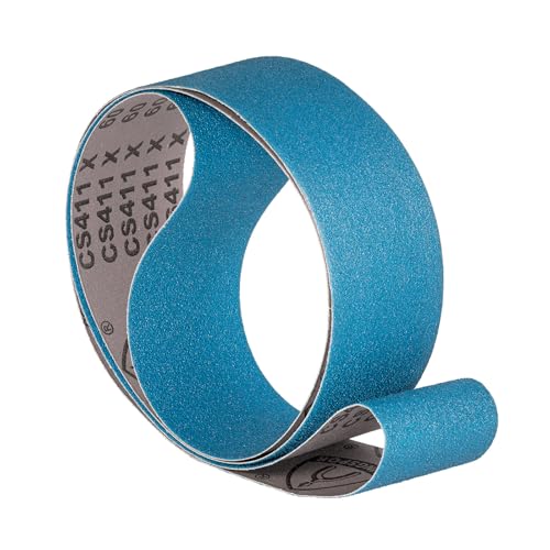 Klingspor Zirkon Schleifband CS411X - 75 x 533 mm - Körnung 40 - für Metall & Stahl - robuste Gewebeunterlage - Profi-Schleifbänder für Bandschleifmaschinen Klingspor Zirkon Schleifband CS411X - 75 x 533 mm - Körnung 40 - für Metall & Stahl - robuste Gewebeunterlage - Profi-Schleifbänder für Bandschleifmaschinen von KLINGSPOR