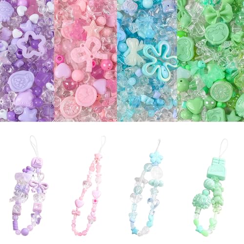 KLINNA Buntes Acrylperlen Set zum Basteln, ca. 200 Stück Große Perlen Anhänger mit Herz, Stern & Bär, DIY Beads Charms für Armbänder und als Zubehör für Schlüsselanhänger, Beads für Kinder KLINNA Buntes Acrylperlen Set zum Basteln, ca. 200 Stück Große Perlen Anhänger mit Herz, Stern & Bär, DIY Beads Charms für Armbänder und als Zubehör für Schlüsselanhänger, Beads für Kinder von KLINNA