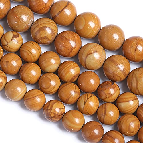 10 mm, 38 Stück, Naturstein, gelbe Holzmaserung, Jaspis, lose Perlen für Schmuckherstellung, DIY-Armbänder 10 mm, 38 Stück, Naturstein, gelbe Holzmaserung, Jaspis, lose Perlen für Schmuckherstellung, DIY-Armbänder von KLIYBGTHIJTP