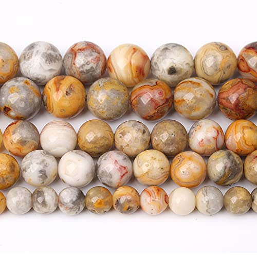 10 mm, 38 Stück, gelbe Achat-Perlen, Naturstein, Abstandshalter, lose Perlen für Schmuckherstellung, DIY, Armband, Halskette 10 mm, 38 Stück, gelbe Achat-Perlen, Naturstein, Abstandshalter, lose Perlen für Schmuckherstellung, DIY, Armband, Halskette von KLIYBGTHIJTP