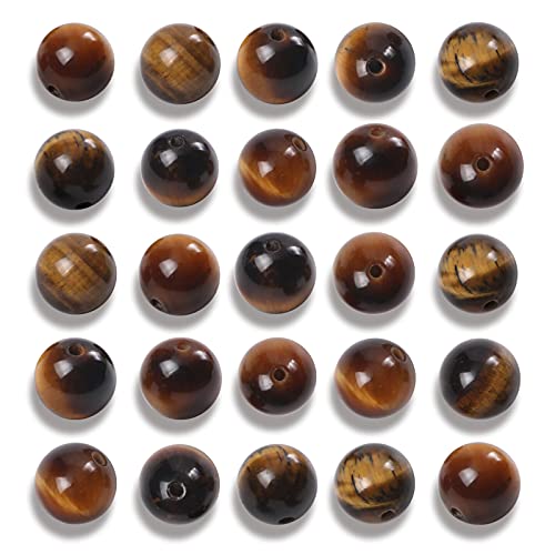 100 Stück 6 mm natürliche glatte gelbe Tigerauge-Edelsteinperlen, runde lose Steine zur Schmuckherstellung mit Kristall-Stretchkordel 100 Stück 6 mm natürliche glatte gelbe Tigerauge-Edelsteinperlen, runde lose Steine zur Schmuckherstellung mit Kristall-Stretchkordel von KLIYBGTHIJTP