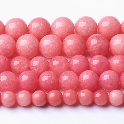 12 mm rosa Rhodonit-Jade-Chalcedon-Perlen, natürlicher Edelstein, rund, lose, für die Herstellung von Schmuck und Armbändern, 81,3 cm 12 mm rosa Rhodonit-Jade-Chalcedon-Perlen, natürlicher Edelstein, rund, lose, für die Herstellung von Schmuck und Armbändern, 81,3 cm von KLIYBGTHIJTP