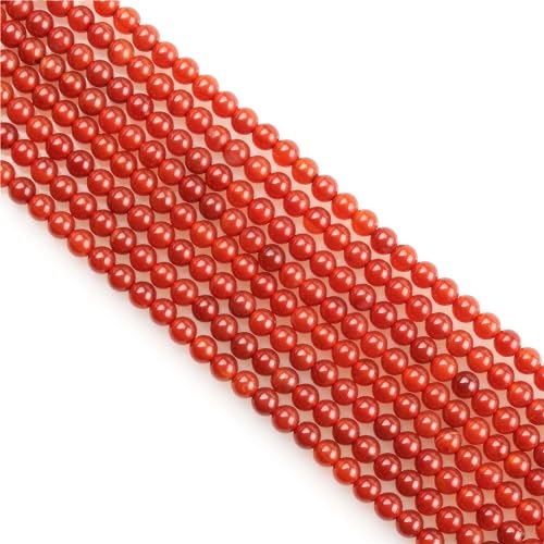 320 Stück natürliche kleine Steinperlen, 2 mm, rot, kornelisch, rund, glatt, lose Edelsteinperlen für Schmuckherstellung, Armbänder, Ohrringe, Halsketten, Zubehör 320 Stück natürliche kleine Steinperlen, 2 mm, rot, kornelisch, rund, glatt, lose Edelsteinperlen für Schmuckherstellung, Armbänder, Ohrringe, Halsketten, Zubehör von KLIYBGTHIJTP