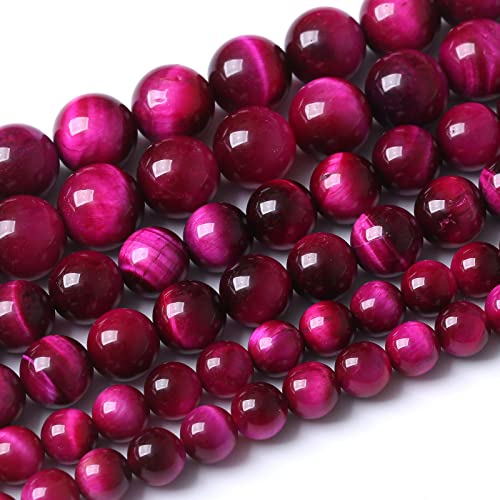 36 Stück 10 mm AAA rosarote Tigerauge-Steinperlen, natürlicher Edelstein, Kristall, Heilenergie, Schmuckherstellung, DIY, 38,1 cm 36 Stück 10 mm AAA rosarote Tigerauge-Steinperlen, natürlicher Edelstein, Kristall, Heilenergie, Schmuckherstellung, DIY, 38,1 cm von KLIYBGTHIJTP