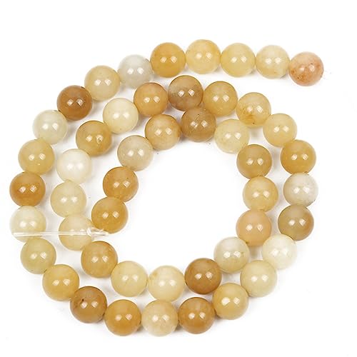 36 Stück 10 mm natürliche gelbe Aventurin-Stein-Runde Perlen für die Schmuckherstellung DIY Armband Halskette 36 Stück 10 mm natürliche gelbe Aventurin-Stein-Runde Perlen für die Schmuckherstellung DIY Armband Halskette von KLIYBGTHIJTP