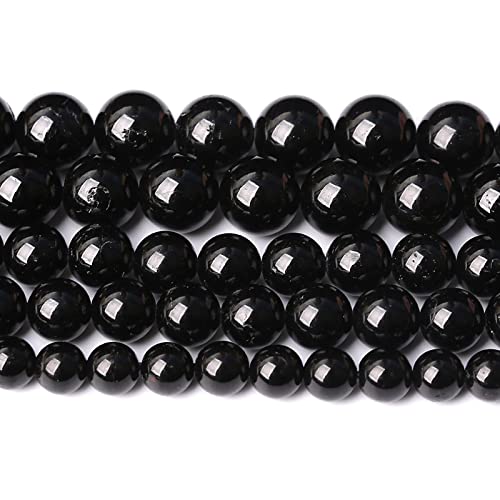 38 Stück 10 mm AAAA natürliche schwarze Turmalin-Edelsteinperlen, rund, lose Perlen für Schmuckherstellung, DIY, Armband, Halskette 38 Stück 10 mm AAAA natürliche schwarze Turmalin-Edelsteinperlen, rund, lose Perlen für Schmuckherstellung, DIY, Armband, Halskette von KLIYBGTHIJTP