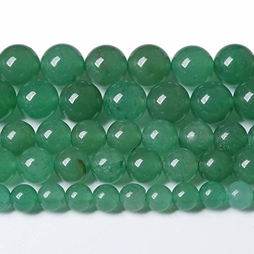 4 mm, 86 Stück, Naturstein, grüner Aventurin, lose Perlen für Schmuckherstellung, DIY-Armband, 1 Strang von KLIYBGTHIJTP