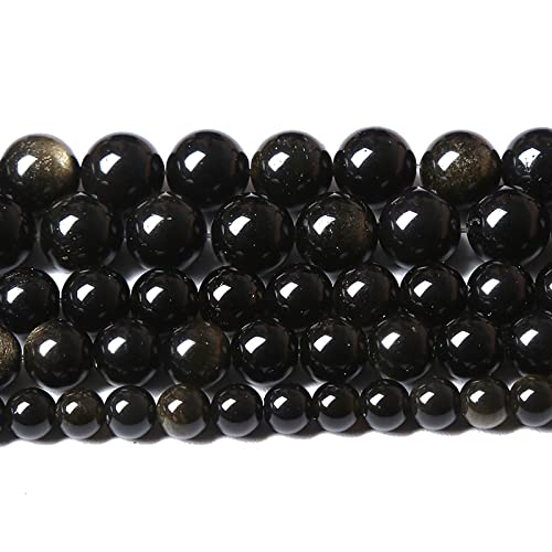 4 mm, 86 Stück natürliche Steine, goldener Obsidian, lose Abstandshalter für Schmuckherstellung, DIY-Armbänder 4 mm, 86 Stück natürliche Steine, goldener Obsidian, lose Abstandshalter für Schmuckherstellung, DIY-Armbänder von KLIYBGTHIJTP