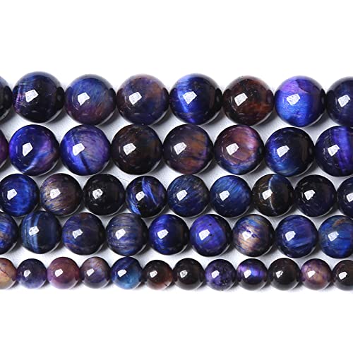 4 mm, 86 Stück violette Tigeraugen-Galaxie-Steinperlen, Abstandshalter, lose Perlen für Schmuckherstellung, DIY-Armband, 1 Strang, 38,1 cm 4 mm, 86 Stück violette Tigeraugen-Galaxie-Steinperlen, Abstandshalter, lose Perlen für Schmuckherstellung, DIY-Armband, 1 Strang, 38,1 cm von KLIYBGTHIJTP