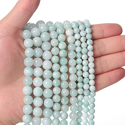 45 Stück 8 mm Natursteinperlen, Cyan-Engelit-Perlen, Energiekristall, Heilkraft, Edelstein zur Schmuckherstellung, DIY-Armband-Halskette 45 Stück 8 mm Natursteinperlen, Cyan-Engelit-Perlen, Energiekristall, Heilkraft, Edelstein zur Schmuckherstellung, DIY-Armband-Halskette von KLIYBGTHIJTP