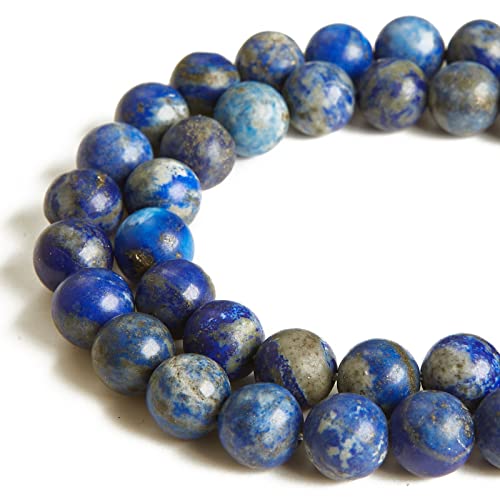 45 Stück 8 mm natürliche Lapislazuli-Perlen, Edelstein, rund, lose, für die Schmuckherstellung 45 Stück 8 mm natürliche Lapislazuli-Perlen, Edelstein, rund, lose, für die Schmuckherstellung von KLIYBGTHIJTP