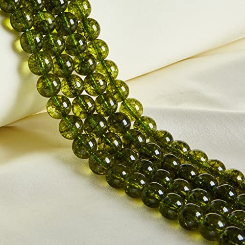 45 Stück 8 mm natürliche Peridot-Perlen, Edelstein, rund, lose, für die Schmuckherstellung 45 Stück 8 mm natürliche Peridot-Perlen, Edelstein, rund, lose, für die Schmuckherstellung von KLIYBGTHIJTP
