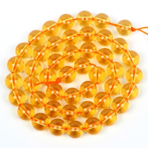 46 Stück 8 mm natürliche gelbe Kristallperlen, runde Perlen für die Schmuckherstellung, DIY-Armband, Halskette 46 Stück 8 mm natürliche gelbe Kristallperlen, runde Perlen für die Schmuckherstellung, DIY-Armband, Halskette von KLIYBGTHIJTP