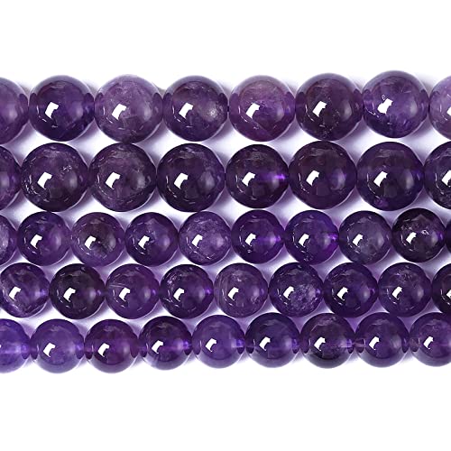 6 mm, 60 Stück Natursteine, violetter Amethyst-Kristall, AAA-Qualität, Quarzperlen für Schmuckherstellung, DIY-Armbänder 6 mm, 60 Stück Natursteine, violetter Amethyst-Kristall, AAA-Qualität, Quarzperlen für Schmuckherstellung, DIY-Armbänder von KLIYBGTHIJTP