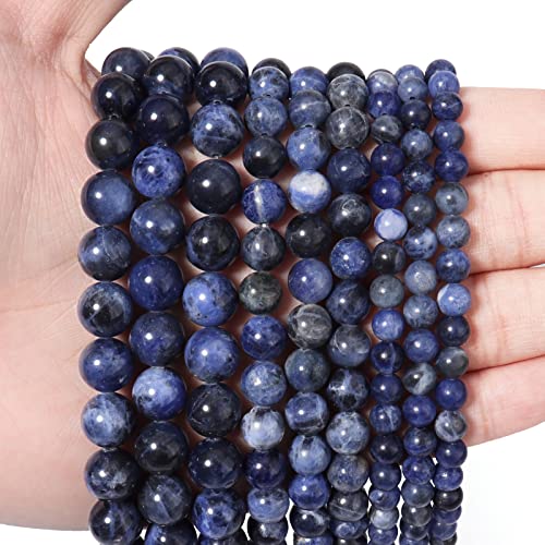 60 Stück 6 mm Natursteinperlen, blaue Perlen, Energiekristall, Heilkraft, Edelstein zur Schmuckherstellung, DIY-Armband-Halskette 60 Stück 6 mm Natursteinperlen, blaue Perlen, Energiekristall, Heilkraft, Edelstein zur Schmuckherstellung, DIY-Armband-Halskette von KLIYBGTHIJTP