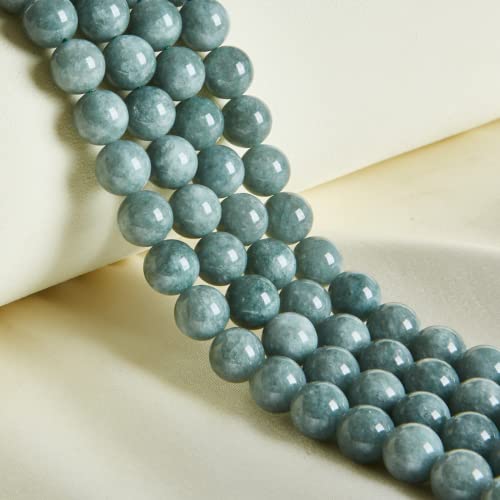 60 Stück 6 mm natürliche burmesische Jadeperlen, Edelstein, rund, lose, für die Schmuckherstellung 60 Stück 6 mm natürliche burmesische Jadeperlen, Edelstein, rund, lose, für die Schmuckherstellung von KLIYBGTHIJTP