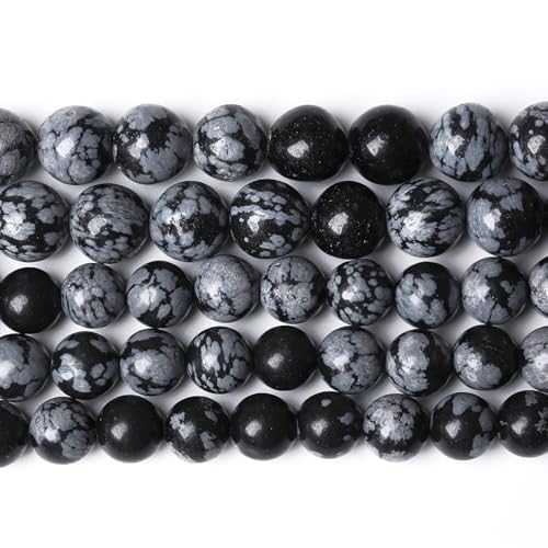 6MM 58PCS Schneeflocken-Obsidian Naturstein Spacer Lose Perlen für Schmuck Machen DIY Armband 6MM 58PCS Schneeflocken-Obsidian Naturstein Spacer Lose Perlen für Schmuck Machen DIY Armband von KLIYBGTHIJTP