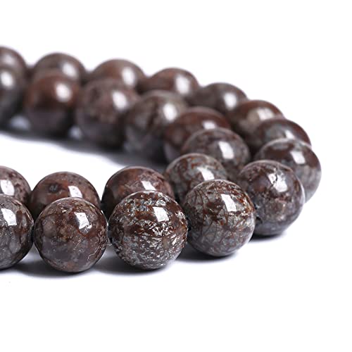 8 mm, 45 Stück Natursteine, braune Schneeflocke, Jaspis, Obsidian, lose Perlen für Schmuckherstellung, DIY-Armbänder 8 mm, 45 Stück Natursteine, braune Schneeflocke, Jaspis, Obsidian, lose Perlen für Schmuckherstellung, DIY-Armbänder von KLIYBGTHIJTP