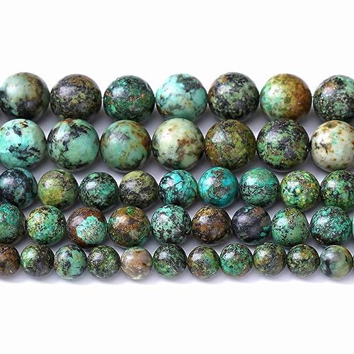 8 mm, 45 Stück Natursteine, grüner afrikanischer Türkis, Abstandshalter für Schmuckherstellung, DIY, Armband, Halskette 8 mm, 45 Stück Natursteine, grüner afrikanischer Türkis, Abstandshalter für Schmuckherstellung, DIY, Armband, Halskette von KLIYBGTHIJTP