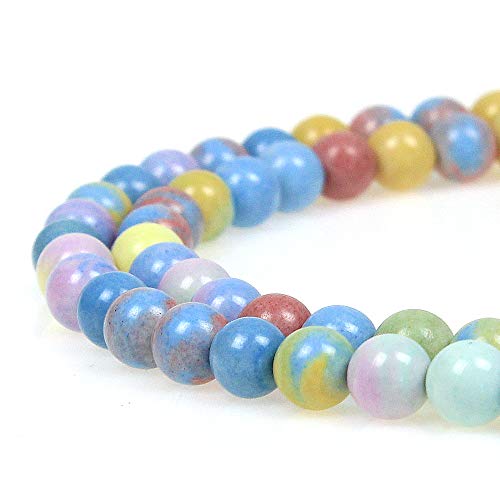 8 mm Regenbogen-Achat-Edelstein, rund, lose Perlen zur Schmuckherstellung 8 mm Regenbogen-Achat-Edelstein, rund, lose Perlen zur Schmuckherstellung von KLIYBGTHIJTP