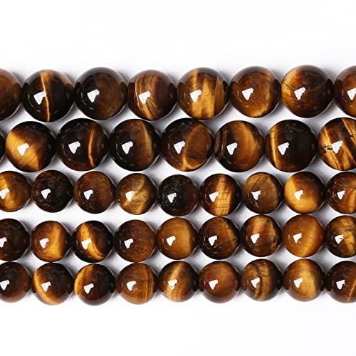 A+ natürliche gelbe Tigeraugen-Steinperlen, rund, lose Edelsteinperlen für Schmuckherstellung, DIY-Armband, Halskette, Ohrringe, 8 mm, 46 Stück A+ natürliche gelbe Tigeraugen-Steinperlen, rund, lose Edelsteinperlen für Schmuckherstellung, DIY-Armband, Halskette, Ohrringe, 8 mm, 46 Stück von KLIYBGTHIJTP