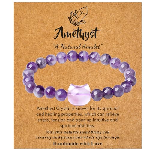 Kristall-Armband für Damen und Herren, 8 mm, Naturstein-Perlen, Katzenarmbänder, Kreuz-Armbänder, Herz-Armband, Schmuck für Frauen, Geburtstagsgeschenke, Stretch-Armband Kristall-Armband für Damen und Herren, 8 mm, Naturstein-Perlen, Katzenarmbänder, Kreuz-Armbänder, Herz-Armband, Schmuck für Frauen, Geburtstagsgeschenke, Stretch-Armband von KLIYBGTHIJTP