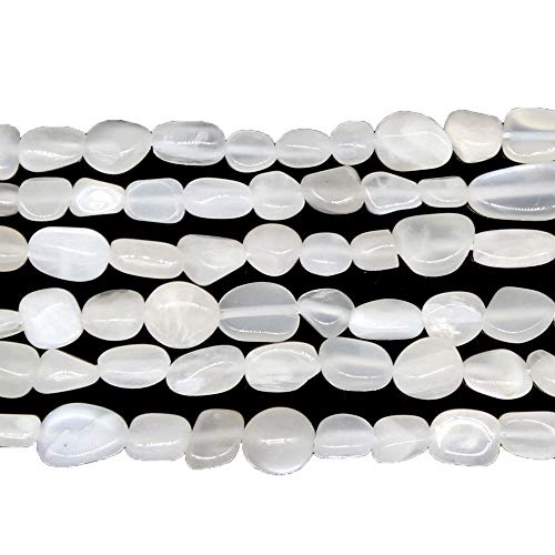 Natürliche unregelmäßige Steinperlen, 6–8 mm, weißer Mondstein, Edelstein, Energiekristall für Schmuckherstellung, Armband, Halskette Natürliche unregelmäßige Steinperlen, 6–8 mm, weißer Mondstein, Edelstein, Energiekristall für Schmuckherstellung, Armband, Halskette von KLIYBGTHIJTP
