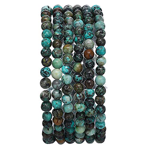 Natürlicher afrikanischer Türkisstein, rund, lose Halbedelsteinperlen für Schmuckherstellung, 4 mm, 38 cm Strang Natürlicher afrikanischer Türkisstein, rund, lose Halbedelsteinperlen für Schmuckherstellung, 4 mm, 38 cm Strang von KLIYBGTHIJTP
