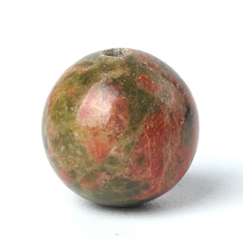 Naturstein-Perlen, 6 mm, Unakit, rund, lose Edelsteine, Energieheilungsperlen, Lochgröße 1 mm, glatte Perlen für Armbänder, Halsketten, Ohrringe, Schmuckherstellung, 100 Stück Naturstein-Perlen, 6 mm, Unakit, rund, lose Edelsteine, Energieheilungsperlen, Lochgröße 1 mm, glatte Perlen für Armbänder, Halsketten, Ohrringe, Schmuckherstellung, 100 Stück von KLIYBGTHIJTP