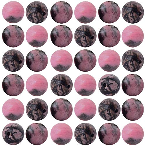 Natursteinperlen, 8 mm, schwarz gestreift, Rhodonit, rund, Echtstein-Perlen, lose Edelsteinloch, 1 mm, DIY-Charm-Perlen für Armbänder, Halsketten, Ohrringe, Schmuckherstellung (schwarzer Streifen Natursteinperlen, 8 mm, schwarz gestreift, Rhodonit, rund, Echtstein-Perlen, lose Edelsteinloch, 1 mm, DIY-Charm-Perlen für Armbänder, Halsketten, Ohrringe, Schmuckherstellung (schwarzer Streifen von KLIYBGTHIJTP