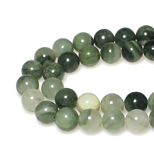 Natursteinperlen, gemischter Jaspis, rund, lose Perlen für Schmuckherstellung, DIY, Armband, Halskette (12 mm) von KLIYBGTHIJTP