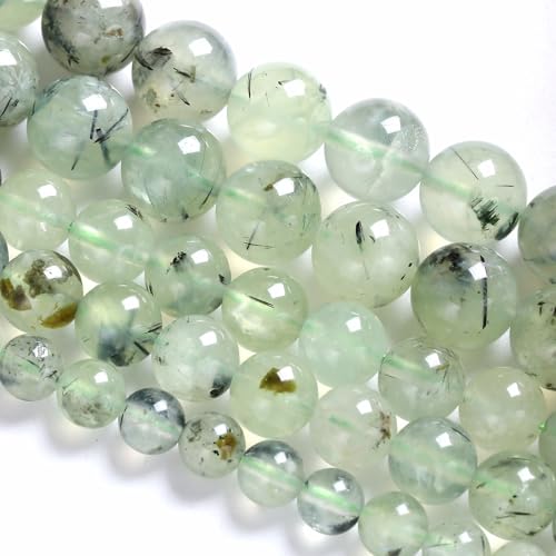 Prehnit-Kristall-Abstandshalter für lose Naturstein-Perlen für Schmuckherstellung, Bastelarmband, 60 Stück Prehnit-Kristall-Abstandshalter für lose Naturstein-Perlen für Schmuckherstellung, Bastelarmband, 60 Stück von KLIYBGTHIJTP