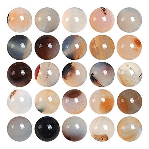 Schwarze Blumen-Perlen aus natürlichem Achat, lose Perlen, 8 mm, runde Steinperlen zur Herstellung von Armbändern, Schmuck, ca. 48 Stück Schwarze Blumen-Perlen aus natürlichem Achat, lose Perlen, 8 mm, runde Steinperlen zur Herstellung von Armbändern, Schmuck, ca. 48 Stück von KLIYBGTHIJTP