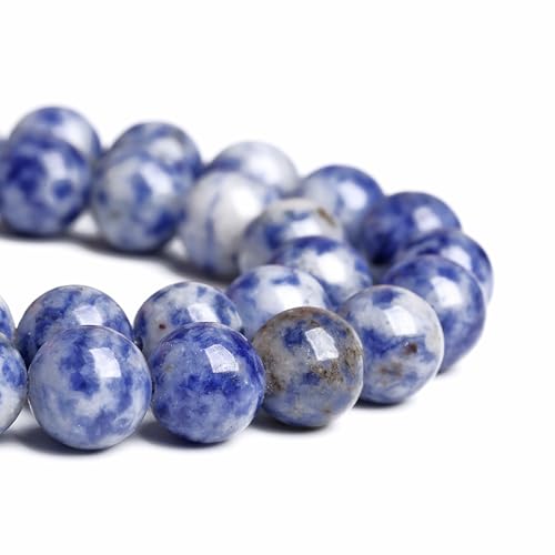 Sodalith-Naturstein-Abstandhalter, lose Perlen für Schmuckherstellung, DIY-Armbänder, 12 mm, 30 Stück Sodalith-Naturstein-Abstandhalter, lose Perlen für Schmuckherstellung, DIY-Armbänder, 12 mm, 30 Stück von KLIYBGTHIJTP