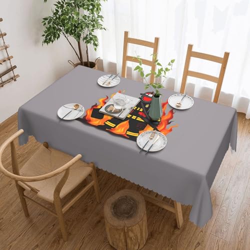 KLJnmbb Feuerwehrmann-Druck, vielseitige, rechteckige Tischdecke, 137 x 183 cm, wasserdicht, wiederverwendbar, Esstuch, Küche KLJnmbb Feuerwehrmann-Druck, vielseitige, rechteckige Tischdecke, 137 x 183 cm, wasserdicht, wiederverwendbar, Esstuch, Küche von KLJnmbb
