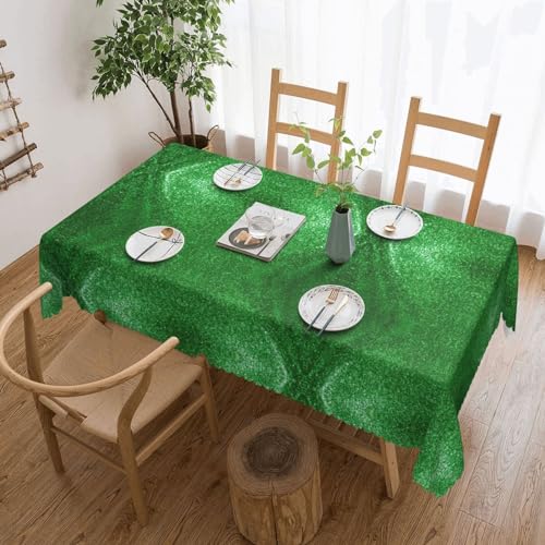KLJnmbb Grüne Pailletten-Tischdecke, vielseitig, rechteckig, 137 x 183 cm, wasserdicht, wiederverwendbar, Esstuch, Küche KLJnmbb Grüne Pailletten-Tischdecke, vielseitig, rechteckig, 137 x 183 cm, wasserdicht, wiederverwendbar, Esstuch, Küche von KLJnmbb