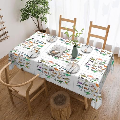 KLJnmbb Stilvolle Lern-Tischdecke mit Dinosaurier-Druck, vielseitig, rechteckig, wasserdicht, wiederverwendbar, für Küche, 137 x 183 cm KLJnmbb Stilvolle Lern-Tischdecke mit Dinosaurier-Druck, vielseitig, rechteckig, wasserdicht, wiederverwendbar, für Küche, 137 x 183 cm von KLJnmbb