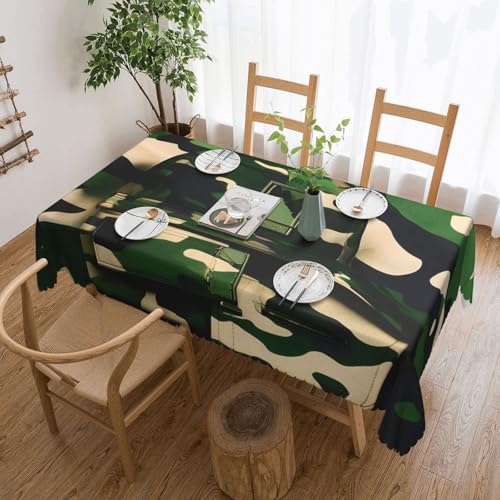 KLJnmbb Tischdecke, rechteckig, wasserdicht, wiederverwendbar, für Küche, 137 x 183 cm, Grün KLJnmbb Tischdecke, rechteckig, wasserdicht, wiederverwendbar, für Küche, 137 x 183 cm, Grün von KLJnmbb