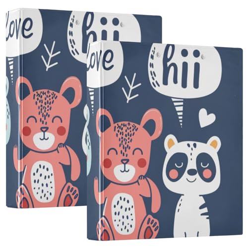 3 Ringbuchordner 3,8 cm Little Animal Party mit Tascheneinband 1/2 Packung Ordner Schulbedarf Binder 200 Blatt 2 Stück 3 Ringbuchordner 3,8 cm Little Animal Party mit Tascheneinband 1/2 Packung Ordner Schulbedarf Binder 200 Blatt 2 Stück von KLL