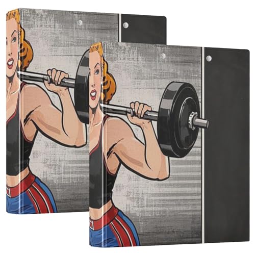 3-Ringe Binder 1-1/2 Zoll Muskelstarke Übung mit Klemmbrett 1/2 Packungen Schulhefter 200 Blatt 2 Stück 3-Ringe Binder 1-1/2 Zoll Muskelstarke Übung mit Klemmbrett 1/2 Packungen Schulhefter 200 Blatt 2 Stück von KLL
