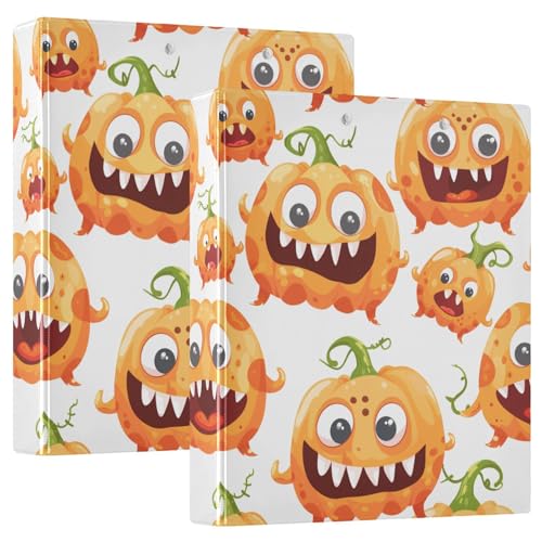 3 Ringe Ordner 3,8 cm Cartoon Niedliche Kürbismonster mit Klemmbrett 1/2 Packungen Schulordner Hardcover 2 Stück 3 Ringe Ordner 3,8 cm Cartoon Niedliche Kürbismonster mit Klemmbrett 1/2 Packungen Schulordner Hardcover 2 Stück von KLL