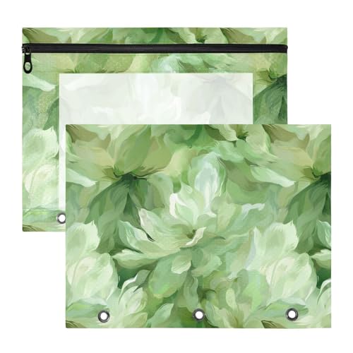 Binder-Federmäppchen, 3 Löcher, 3 Locher für 3 Ringe, 2 Stück, Lehrer, Aufbewahrung, Schule, Studenten, Lehrerbedarf, Türkis-Stil, Hellgrün Binder-Federmäppchen, 3 Löcher, 3 Locher für 3 Ringe, 2 Stück, Lehrer, Aufbewahrung, Schule, Studenten, Lehrerbedarf, Türkis-Stil, Hellgrün von KLL