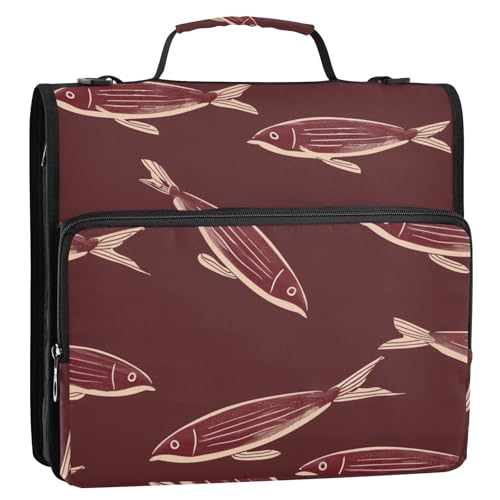 Bold Line Bindertasche mit 3 Ringen, mit Griff und abnehmbarem Schultergurt, inklusive Reißverschlusstasche, Dokumentenmappe, Organizer für Schule/Büro, 3,8 cm, Kastanienbraun Bold Line Bindertasche mit 3 Ringen, mit Griff und abnehmbarem Schultergurt, inklusive Reißverschlusstasche, Dokumentenmappe, Organizer für Schule/Büro, 3,8 cm, Kastanienbraun von KLL