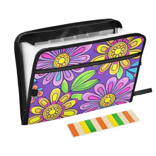 Bunte Dokumentenmappen mit Taschen, Paisleymappe, 13 Taschen, A4, Briefgröße mit Reißverschluss, für Papiere, Aktenaufbewahrung, Organizer Bunte Dokumentenmappen mit Taschen, Paisleymappe, 13 Taschen, A4, Briefgröße mit Reißverschluss, für Papiere, Aktenaufbewahrung, Organizer von KLL