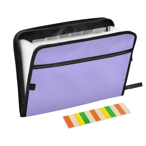 Dokumentenmappe, A4-Größe, Fächermappe mit Etikett, für Krankenpfleger, Studenten, Auto, Lavendel Dokumentenmappe, A4-Größe, Fächermappe mit Etikett, für Krankenpfleger, Studenten, Auto, Lavendel von KLL
